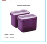 ภาชนะบรรจุอาหาร Tupperware Drawer Canister ขนาด 1L ราคาต่อ 1 ใบ