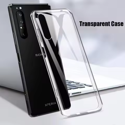 Soft Clear Silicone Case For Sony Xperia 1 VIII 1 VII 5 V IV 5 III 10 VII VI IV III Pro-I 1 III Xper