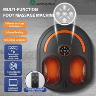 JinKaiRui Electric Foot Massager Roller Kneading Acupressure Feet Massage Heating Airbag 6D Full Wra