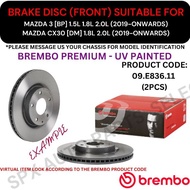 BREMBO GENUINE DISC BRAKE ROTOR (FRONT) FOR MAZDA 3 [BP] '19YR-ON / CX30 [DM] '19YR-ON (295MM)
