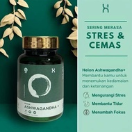 60 Kapsul Heion Ashwagandha+ Obat Stress Cemas Susah Tidur Anxiety Depresi Ampuh