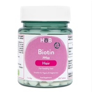 [British Standard PRODUCTS] Biotin Holland hair growth pills & Barrett 300ug 120 pills - Nourishes t