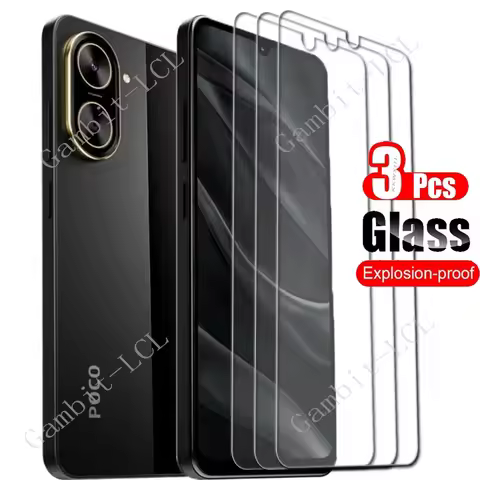 1-3PCS Tempered Glass For Xiaomi Poco C71 6.88" Protective ON XiaomiPocoC71 PocoC71 Redmi A5 RedmiA5