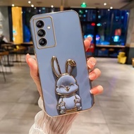 Cute Case Stand Up For Samsung A27 A56 A36 A57 A37 A17 Rabbit Soft Back Cover
