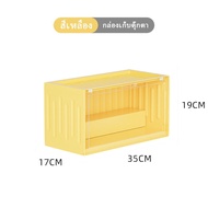 【OKADI】กล่องใส่โมเดล ตู้คอนเทนเนอร์ใส่โมเดลมีไฟ Container Box With Light กล่องโชว์โมเดลคอนเทนเนอร์