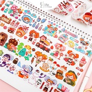 Ezlife 4 Rolls/Pack Washi Tape whole roll Tape Handbook Journal Tape DIY