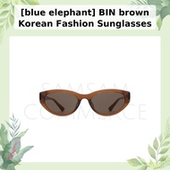 [blue elephant] BIN brown Korean Fashion Sunglasses / Korean Sunglasses / Cat-Eye Frame / 100% Authe