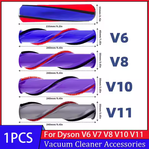 Direct Drive Electric Floor Brush for Dyson Vacuum Cleaner Accessories Dyson V6//V8/V10/V11 Soft Rol