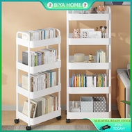 5/4/3 Tier Trolley Cart Kitchen Trolley With Wheel Troli 3 Tingkat Troli Barang Baby 手推车 置物架