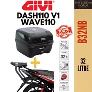 HONDA DASH V1 WAVE110 DASH110 WAVE 110 RS GIVI HRV HEAVY DUTY MONORACK MONO RACK J BOX KOTAK TOP CAS