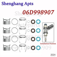 Fuel Injector O-ring Seal Kit Clip For Audi A4 A6 TT A3 VW Scircco Jetta Passat GTI EOS 2.0L 06D9989