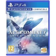 《今日快閃價》（中古二手）PS4遊戲 皇牌空戰7 空戰奇兵7 未知天際 Ace Combat 7 Skies Unknown 歐版英文版（支持VR 體感遊戲 ）