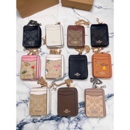 COACH COACH Ladies ID Window Hot-selling Card Holder Collection Classic Series with Separate Key Rin