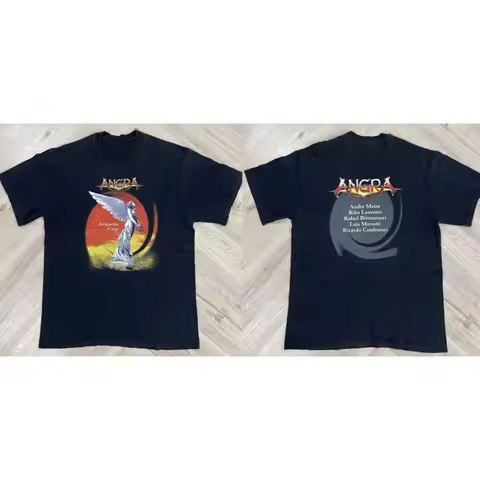 2 Sides Angra Band Angels Cry Tour T Shirt Black S 5Xl 1P0303