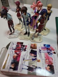 機動戰士 高達 Gundam seed EF collection 4 高達Seed destiny 高達人物 高達主角 基拉 阿斯蘭  拉克絲 卡嘉莉  露娜 飛鳥真 支架不齊   扭蛋 盒蛋 大蛋