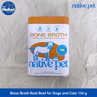 Native Pet - Bone Broth Real Beef for Dogs and Cats 134 g ผงน้ำซุปกระดูกเนื้อ สำหรับสุนัขและแมว