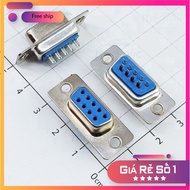 [10 Pieces]- DB9 Port Female 9 Pins 2 Rows Solder Wire Connector World Chip