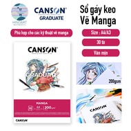 CANSON GRADUATE MANGA comic book - glue spine - 70/200gsm - A4/A3 - 30/50 sheets