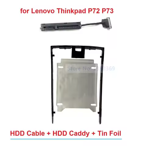 2.5" SATA HDD SSD Hard Drive Connector Flex Cable Caddy Bracket Frame Tray Holder for Lenovo ThinkPa