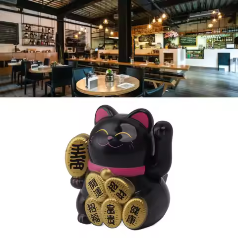 Solar Lucky Cat Solar Powered Lucky Cat 2 Inch Mini Cute Solar Waving Cat Lucky Wealth Welcoming Cat