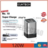 CUKTECH AD1203P 10 Super Energy Charging Mini120W Gallium Nitride Three Port PD Fast Charging Charge