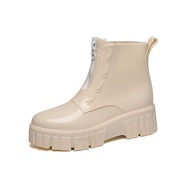 XY！Rain Boots Women's Non-Slip Fashion Outerwear Dr. Martens Boots Rain Boots Car Wash Shoes Kitchen Anti-Slip Rain Shoe