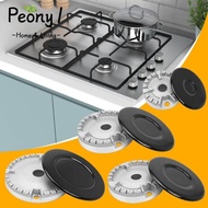 PEONY1 1Set Gas Stove Burner Caps, Fits Most Gas Stove Burners Gas Burner Flame Cap Cooker Hat Set, 