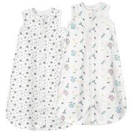 2pcs Baby Large Space Sleeping Bag, 0.5 Tog, Suitable For 0-18 Months Infants