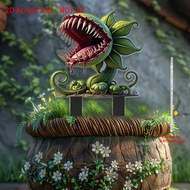 1pc Acrylic Carnivorous Plant Garden Stake, 5.91 Inches X 7.87 Inches - Suitable For Yard, Lawn And 