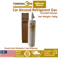 TOMODACHI Car Aircond Gas R1234YF 800g Net Refregerant Refill Gas Ekon Kereta R1234YF 100% Tulen | R