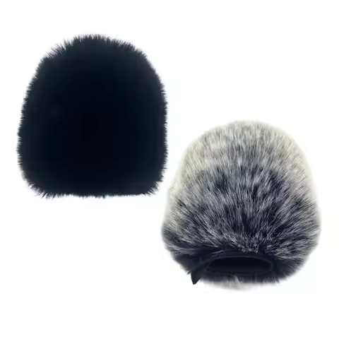 Flocking Foam Cover For GO II Microphones Wind Muff Reduces Background Noise 367B