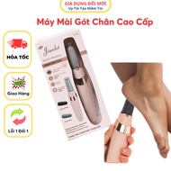 2 GRINDING HEADS. Automatic Heel Scrubber with 2 Grinding Heads - Effectively Removes Dead Skin