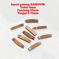 1pcs SANDVIK cutting insert 4mm thick 25mm long carbide insert suitable for RF123 holder