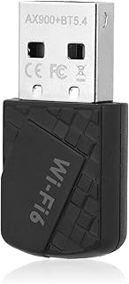 USB WiFi 6 Adapter for Laptops & Desktops, 2-in-1 AV900 Dual-Band 2.4/5 GHZ Wireless Network Card wi