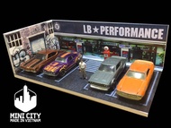 Mô hình bãi đậu xe LBW 1/64