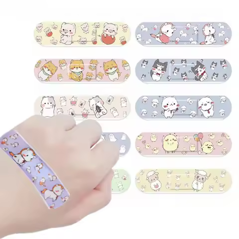 120pcs Cartoon Waterproof Band Aid for Children Adhesive Plaster Bandage Breathable Wound Heal Patch