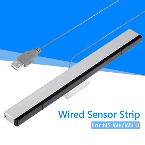 Wired Sensor Bar For Wii/Wii U Console Replacement Infrared Wired Remote Motion Sensor Bar Console A