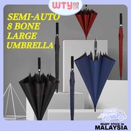 SEMI-AUTO EXTRA LARGE UMBRELLA 135CM 8 BONE OVERSIZE UMBRELLA BIG SIZE PAYUNG LIPAT BESAR PAYUNG SUN