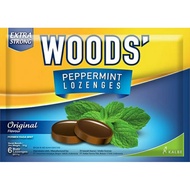 Woods' herbal lozenges to relieve sore throat and sore throat