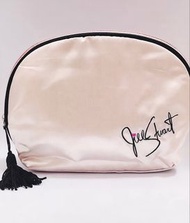 【 全新品❗️絕版 】JILL STUART 香檳粉紅色絹質化妝品拉鍊收納袋( 拉鏈袋/化妝袋/化妝包/Champagne Pink / Silky/ Zip Bag / Pouch / Cosmet