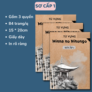 🌈 Từ vựng Minna-no Nihongo - Vở luyện viết tiế.ng Nhật cho người mới bắt đầu - Tạp hoá Leng Keng