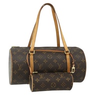 路易威登 Monogram Papillon 30 手提包 M51385 LV Auth am11405A