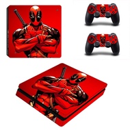 Stickers skin Ps4 slim console cover For Playstation 4 console PS4 slim skin sticker + 2 pieces cont