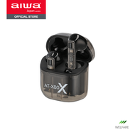 AIWA AT-X80X TWS Bluetooth Earphones หูฟังไร้สายแบบอินเอียร์ กันน้ำระดับ IPX5 Low Latency (ENC)