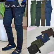Jogger pants six pocket for unisex