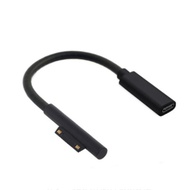 USB Type-C Power Supply for Microsoft Surface Pro 4 5 6 Go 0.2M 15V PD Charging Adapter Cable DC Cor