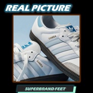 [ New] Adidas Samba Og Halo Blue Original Sepatu Sneakers Adidas Samba