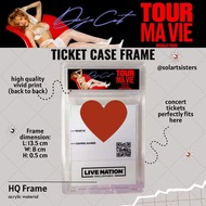 Doja Cat Tour Ma Vie World Tour in Manila 2025 concert ticket acrylic case keeper holder sleeves