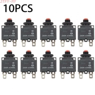 【JTFY】Protector Switch 10A 10x Amp Button Fuse HT-01-A WP-01 Business Suppliesready stock
