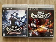 日版 PS3 KOEI MUSO OROCHI II & ULTIMATE 無雙蛇魔 2 及 究極版 真三國無雙 & 戰國無雙大亂鬥一套 2 集 （可散買